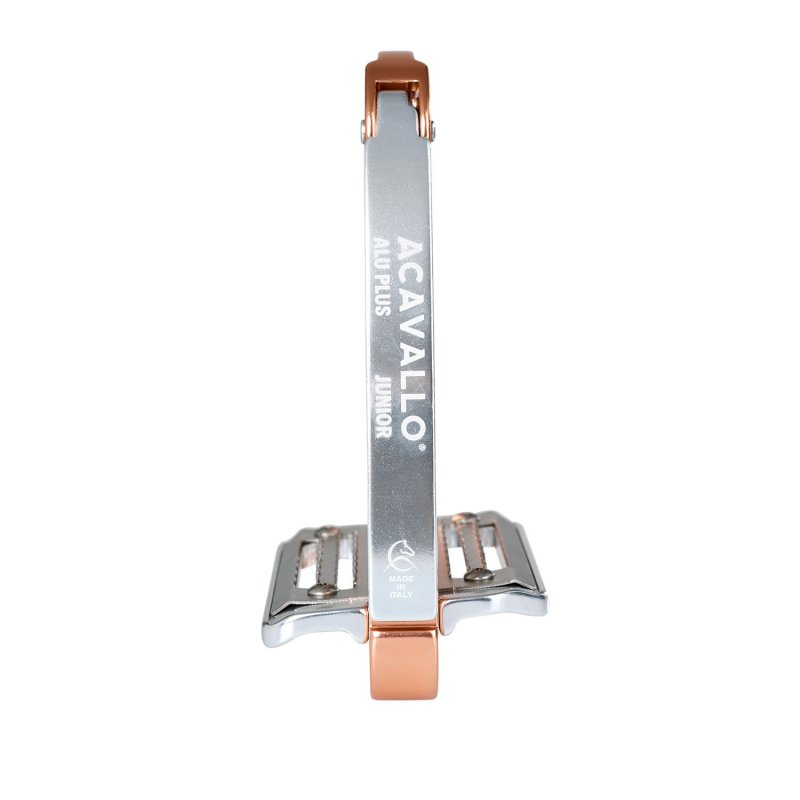 Acavallo Staffe Arena Aluplus Junior - Oro rosa
