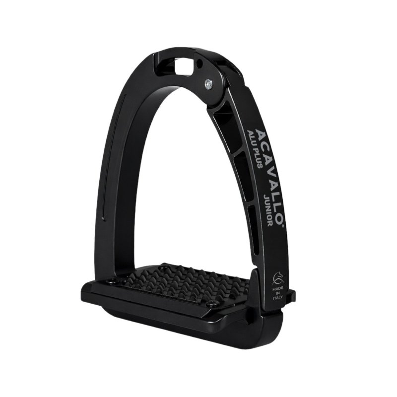 Acavallo Staffe Arena Aluplus Junior - Total Black