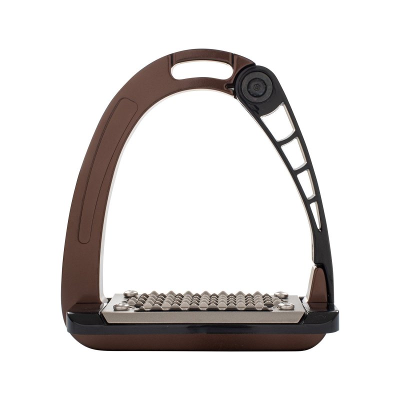 Acavallo Staffe Arena AluPro Junior - Marrone