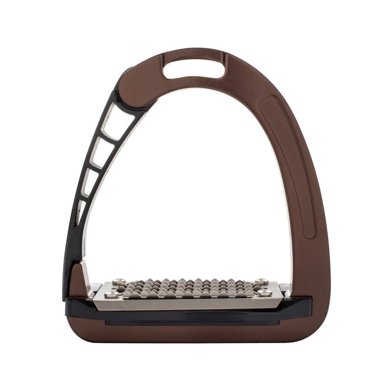 Acavallo Staffe Arena AluPro Junior - Marrone