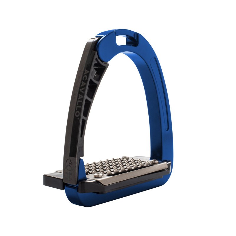 Acavallo Staffe Arena AluPro Junior - Blu