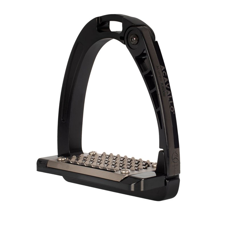 Acavallo Staffe Arena AluPro Junior - Nero