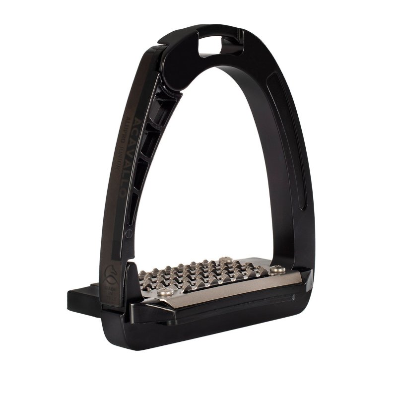 Acavallo Staffe Arena AluPro Junior - Nero