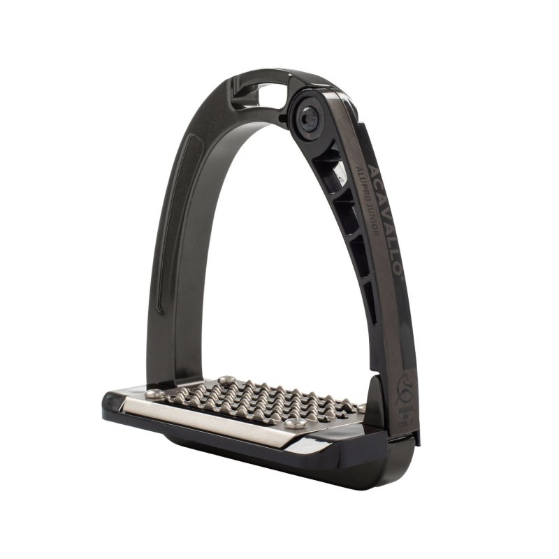 Acavallo Staffe Arena AluPro Junior - Antracite