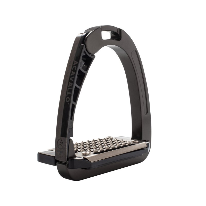 Acavallo Staffe Arena AluPro Junior - Antracite