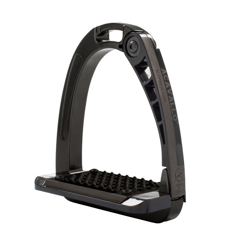 Acavallo Staffe Arena AluPro Junior - Total Black