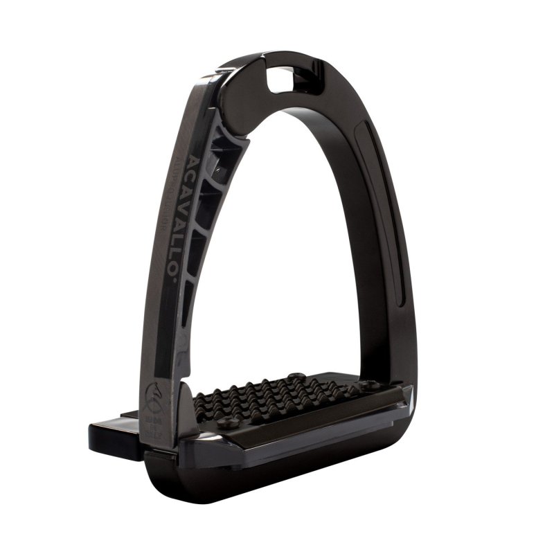 Acavallo Staffe Arena AluPro Junior - Total Black