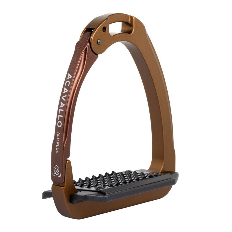 Acavallo Staffe Arena Aluplus 2.0 - Bronze/Marrone