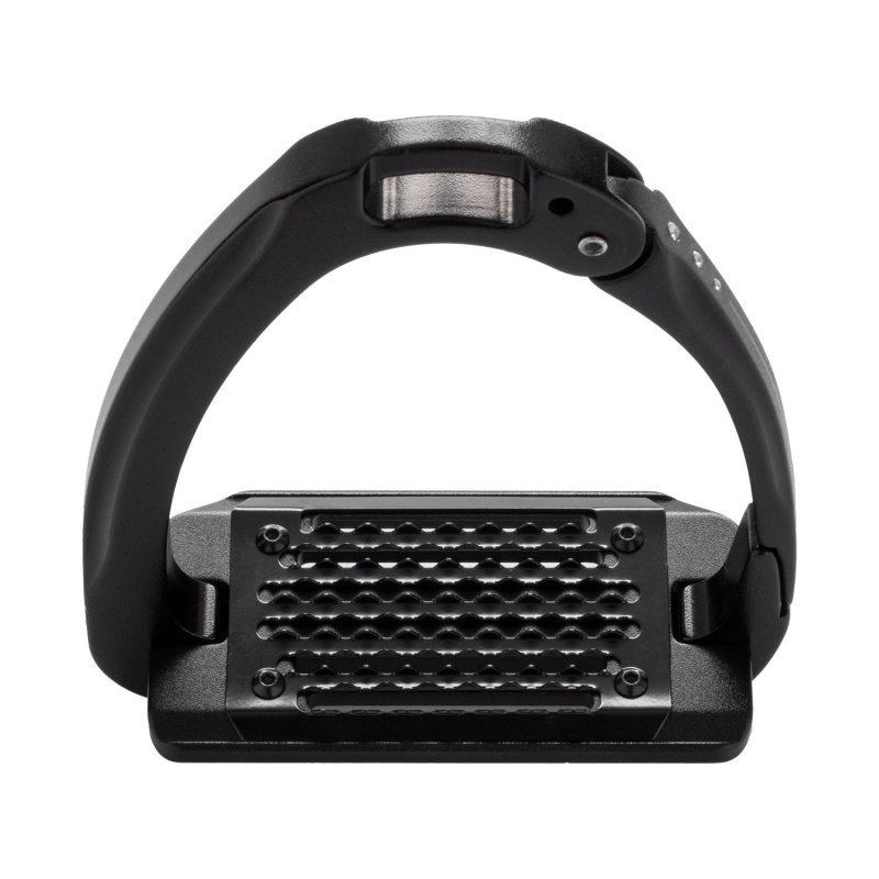 Acavallo Staffe Arena Aluplus 2.0 cristalli - Total Black