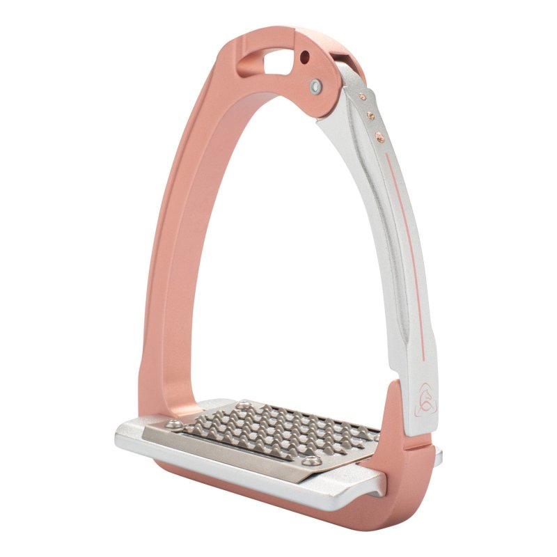 Acavallo Staffe Arena Aluplus 2.0 cristalli - Rosa antico
