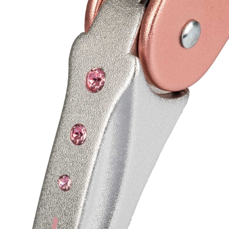 Acavallo Staffe Arena Aluplus 2.0 cristalli - Rosa antico