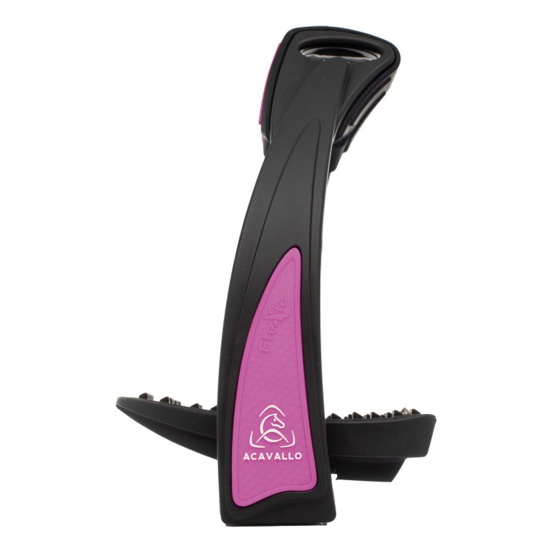 Acavallo Staffe Flexia panca flessibile - Nero/Fucsia