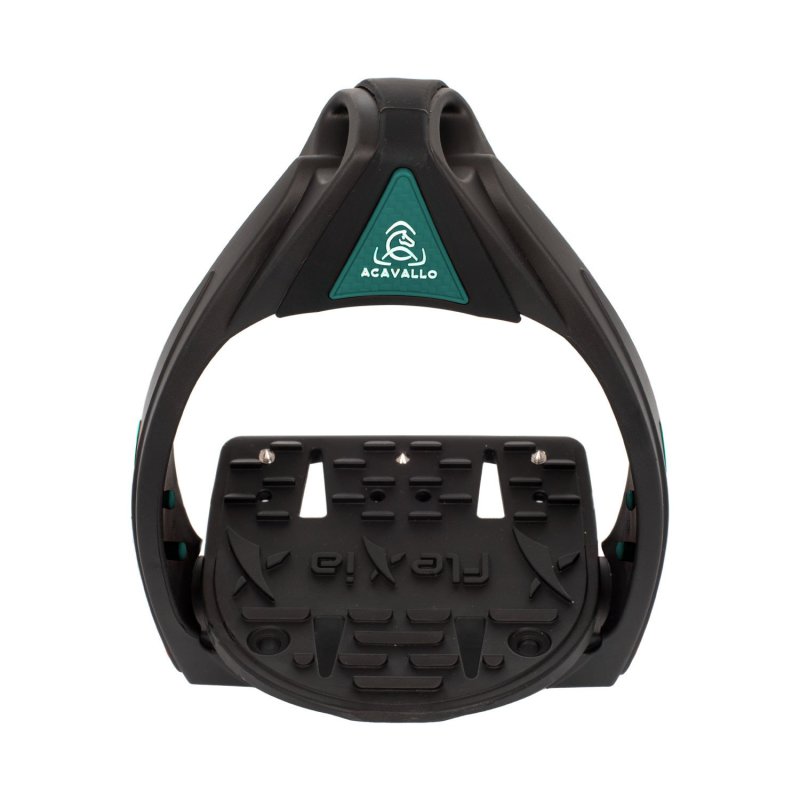 Acavallo Staffe Flexia panca flessibile - Nero/Verde