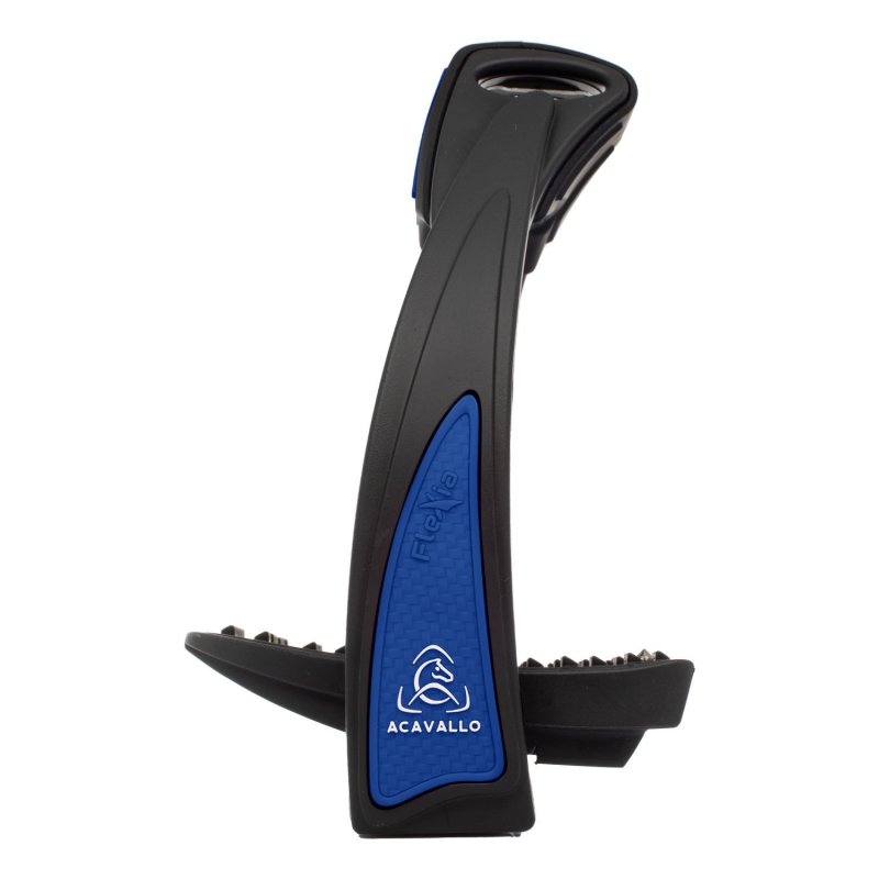 Acavallo Staffe Flexia panca flessibile - Nero/Blu royal