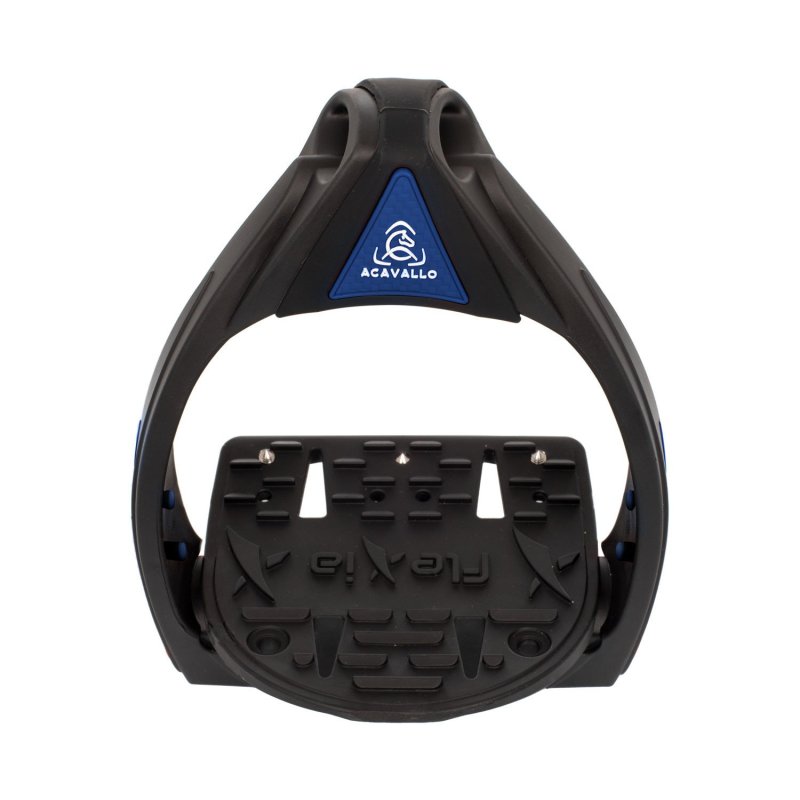 Acavallo Staffe Flexia panca flessibile - Nero/Blu royal