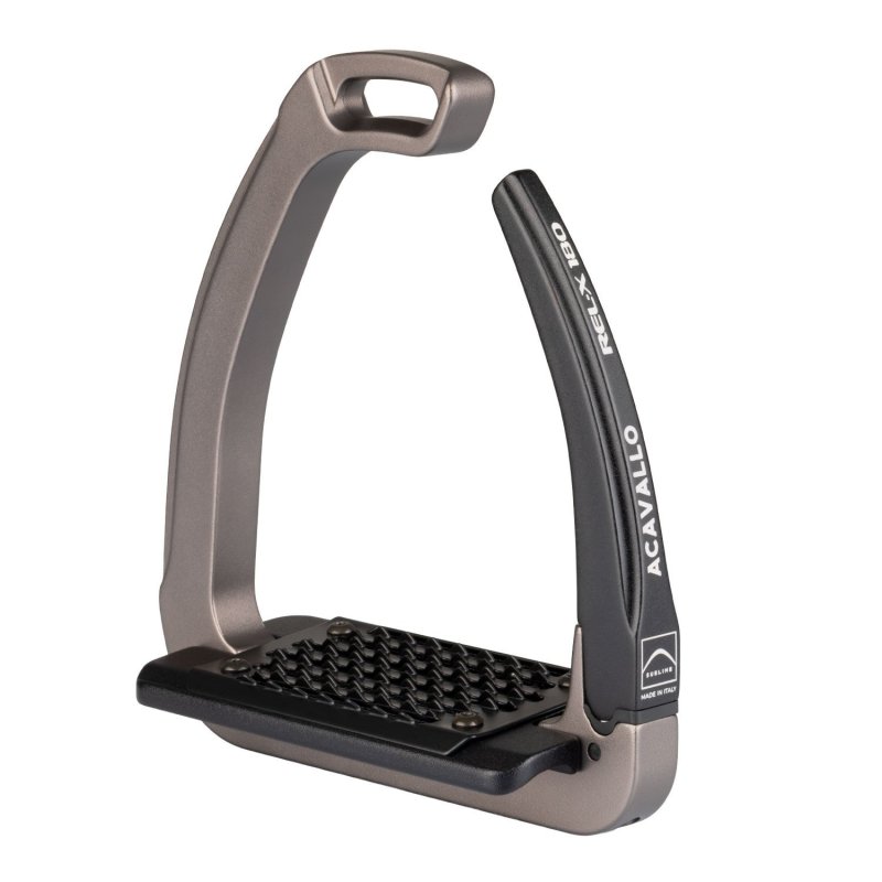 Acavallo Staffe Rel-X 180 - Titanio/Nero