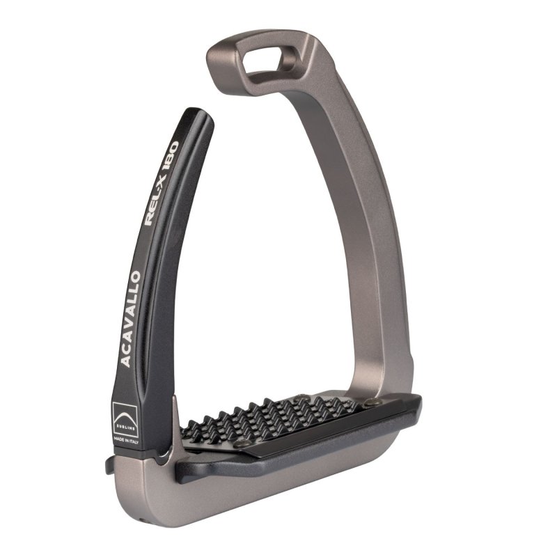 Acavallo Staffe Rel-X 180 - Titanio/Nero