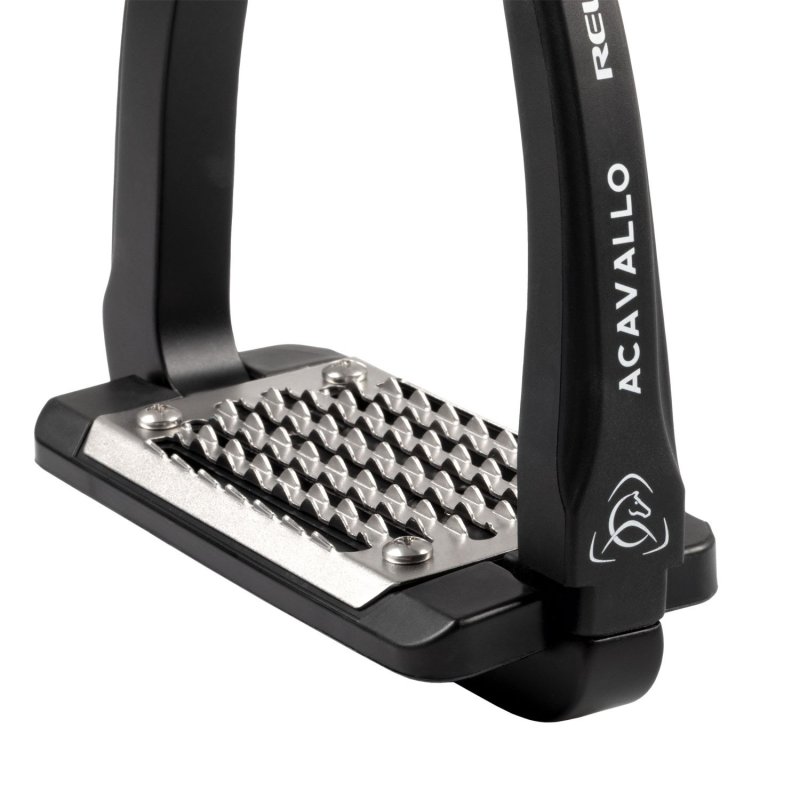 Acavallo Staffe Rel-X Easy con braccetto sagomato - Nero