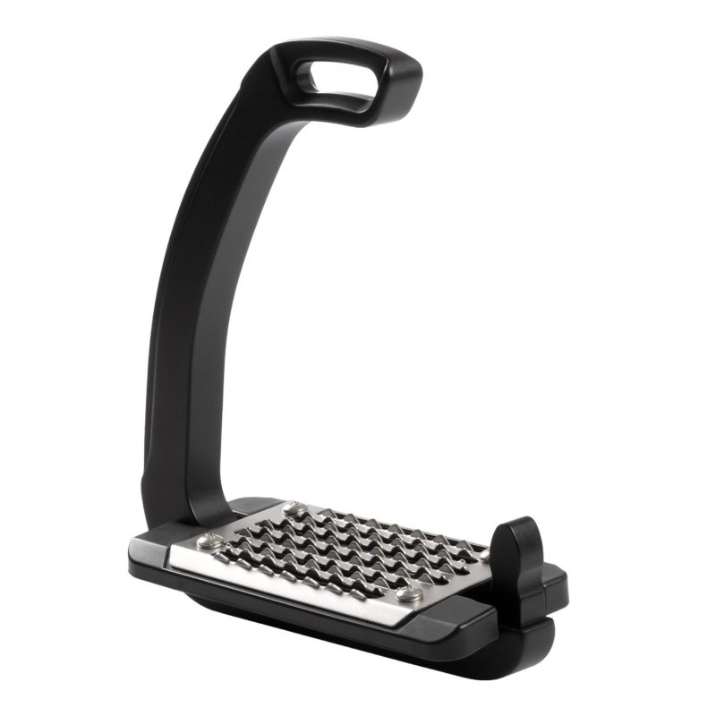 Acavallo Staffe Rel-X Easy con braccetto sagomato - Nero