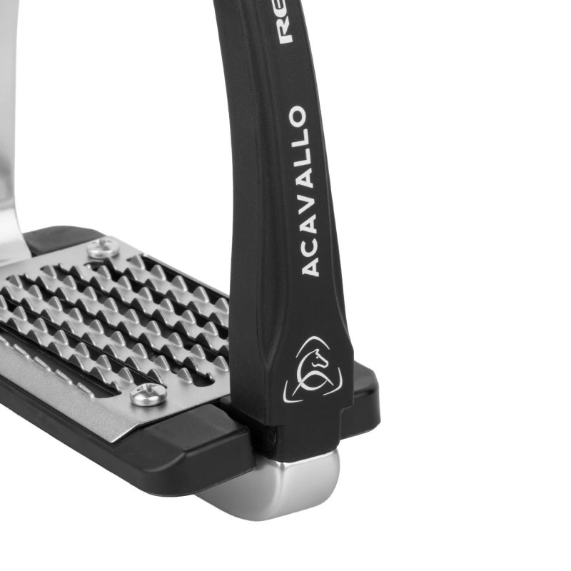 Acavallo Staffe Rel-X Easy con braccetto sagomato - Alluminio