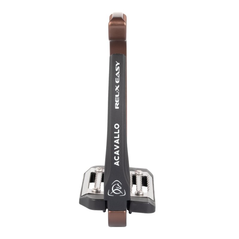 Acavallo Staffe Rel-X Easy con braccetto sagomato - Marrone