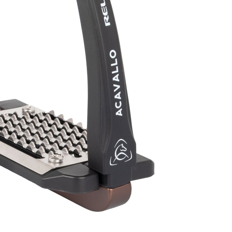 Acavallo Staffe Rel-X Easy con braccetto sagomato - Marrone