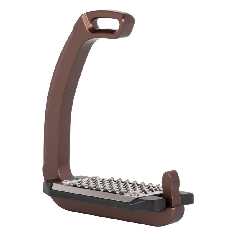 Acavallo Staffe Rel-X Easy con braccetto sagomato - Marrone