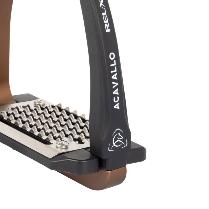 Acavallo Staffe Rel-X Easy con braccetto sagomato - Bronze