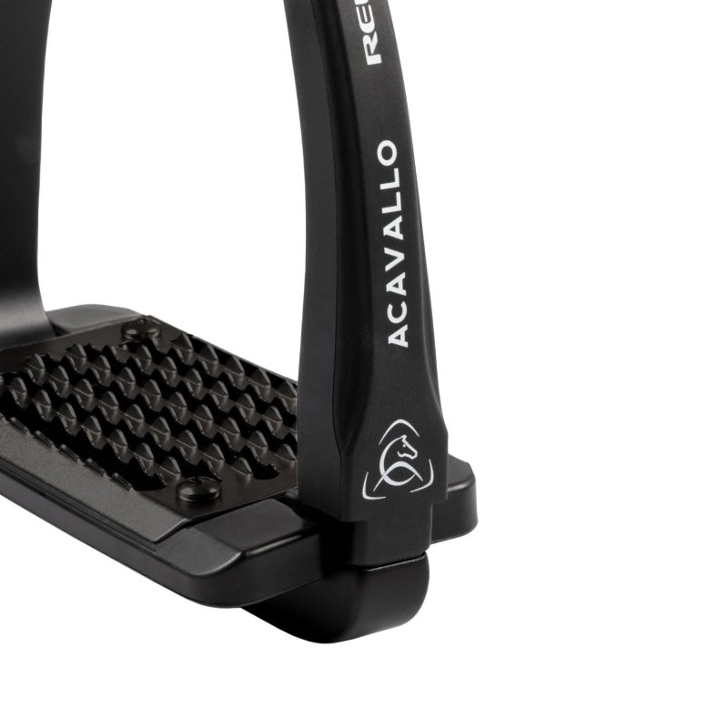 Acavallo Staffe Rel-X Easy con braccetto sagomato - Total Black