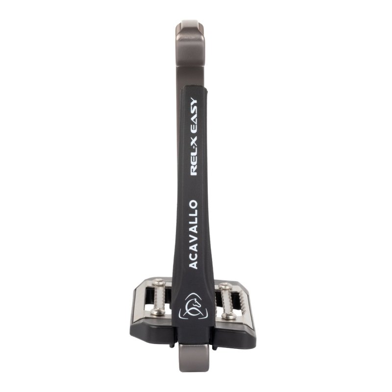 Acavallo Staffe Rel-X Easy con braccetto sagomato - Antracite