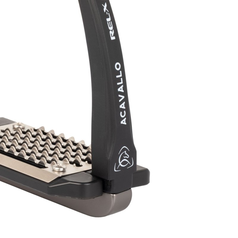 Acavallo Staffe Rel-X Easy con braccetto sagomato - Antracite