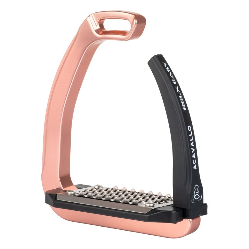 Acavallo Staffe Rel-X Easy con braccetto sagomato - Phantom Rose
