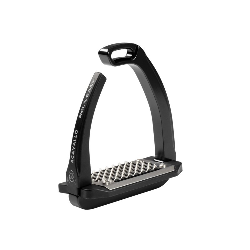 Acavallo Staffe Rel-X Easy Junior - Nero