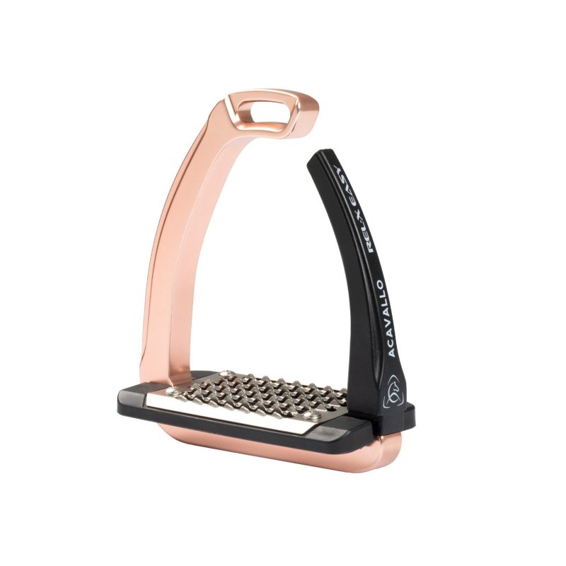 Acavallo Staffe Rel-X Easy Junior - Oro rosa