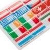 Acavallo Set adesivi bandiere per staffe Opera - Flag Group 3