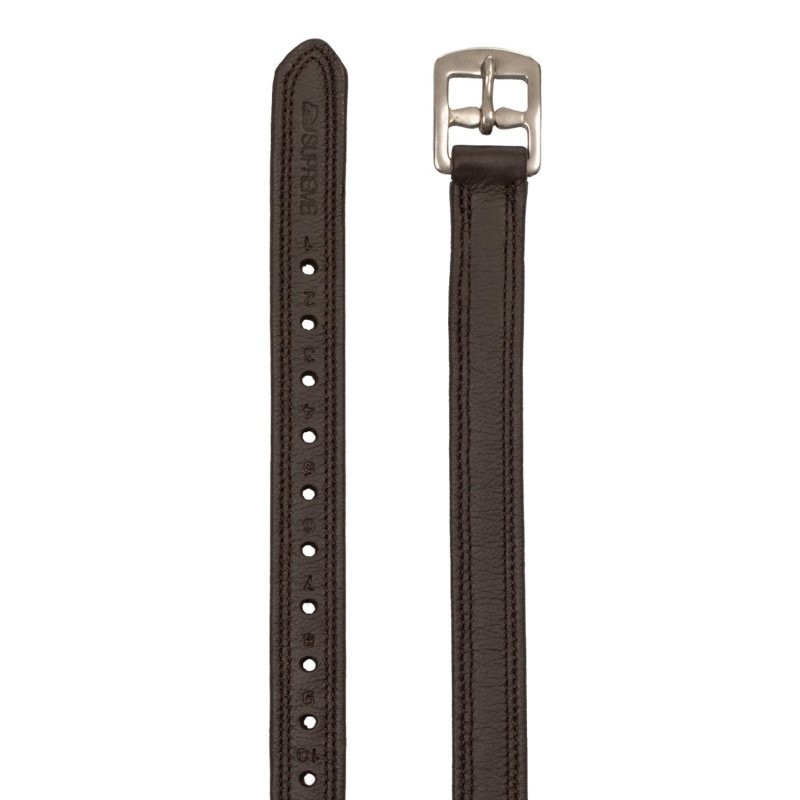 Supreme Staffili in cuoio doppiato con rinforzo nylon - Testa di moro