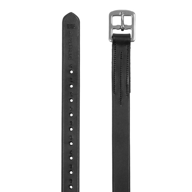 Supreme Staffili in cuoio con fibbie inox - Nero