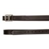 Supreme Staffili in cuoio con fibbie inox - Testa di moro