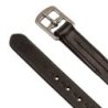Supreme Staffili in cuoio con fibbie inox - Testa di moro