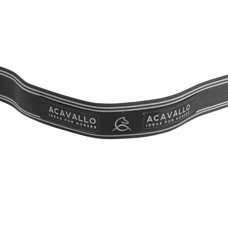 Acavallo Pettorale singolo fascia elastica - Nero