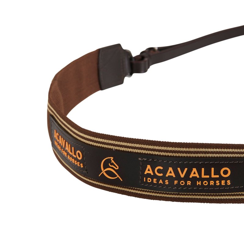 Acavallo Pettorale singolo fascia elastica - Testa di moro