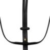Equestro Martingala collier in pelle Nero