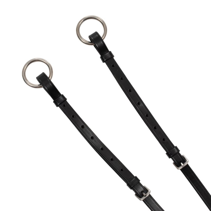 Equestro Pettorale anatomico da caccia in pelle - Nero
