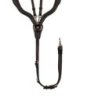 Equestro Pettorale anatomico in cuoio con martingala removibile - Testa di moro
