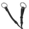 Equestro Pettorale in pelle con forchetta a Y - Nero