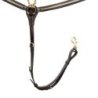 Equestro Pettorale con forchetta e clincher in ottone - Testa di moro