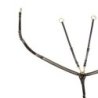 Equestro Pettorale con forchetta e clincher in ottone - Testa di moro