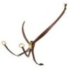 Equestro Pettorale in pelle con forchetta ET02001 - Cognac