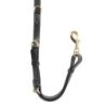 Equestro Pettorale in pelle con forchetta ET02001N - Nero