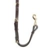 Equestro Pettorale in pelle con forchetta ET02001N - Testa di moro